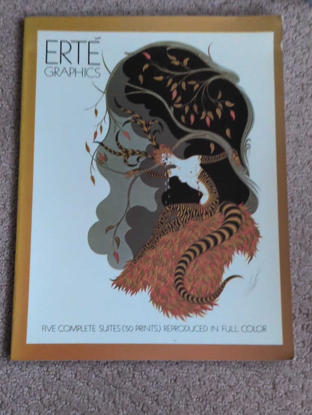 Erté Graphics: Five Complete Suites (50 Prints) Reproduced in Full Color